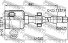Превью - 0111-GRX125RH FEBEST Шарнирный комплект, приводной вал (фото 2)