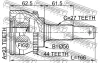 Превью - 0210-V10A44 FEBEST Шарнирный комплект, приводной вал (фото 2)