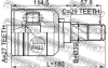 Превью - 0211-J31LH FEBEST Шарнирный комплект, приводной вал (фото 2)