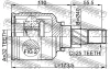 Превью - 0211-SR20LH FEBEST Шарнирный комплект, приводной вал (фото 2)