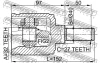 Превью - 0311-CFLH FEBEST Шарнирный комплект, приводной вал (фото 2)