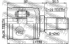 Превью - 0311-CRTLH FEBEST Шарнирный комплект, приводной вал (фото 2)
