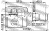 Превью - 0311-CRVATRH FEBEST Шарнирный комплект, приводной вал (фото 2)