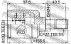 Превью - 0311-HRVATRH FEBEST Шарнирный комплект, приводной вал (фото 2)