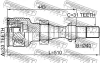 Превью - 0511-CX5MTRH FEBEST Шарнирный комплект, приводной вал (фото 2)