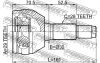 Превью - 1010-V200 FEBEST Шарнирный комплект, приводной вал (фото 2)