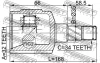 Превью - 1011-EVMTLH FEBEST Шарнирный комплект, приводной вал (фото 2)