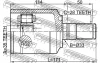 Превью - 1211-CMATLH FEBEST Шарнирный комплект, приводной вал (фото 2)