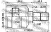 Превью - 1211-XGLH FEBEST Шарнирный комплект, приводной вал (фото 2)