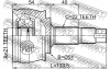 Превью - 1810-Z12 FEBEST Шарнирный комплект, приводной вал (фото 2)