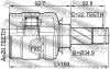 Превью - 1811-A12 FEBEST Шарнирный комплект, приводной вал (фото 2)