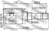 Превью - 1911-E53RH FEBEST Шарнирный комплект, приводной вал (фото 2)