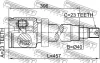 Превью - 2111-CB316RH FEBEST Шарнирный комплект, приводной вал (фото 2)
