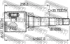 Превью - 2111-KUGIIRH FEBEST Шарнирный комплект, приводной вал (фото 2)