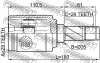 Превью - 2111-KUGR FEBEST Шарнирный комплект, приводной вал (фото 2)