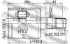 Превью - 2311-030 FEBEST Шарнирный комплект, приводной вал (фото 2)