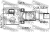 Превью - 2711-V70RH FEBEST Шарнирный комплект, приводной вал (фото 2)