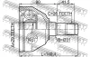 Превью - 2711-XC90WDLH FEBEST Шарнирный комплект, приводной вал (фото 2)