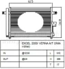 PXNCA-075 PARTS-MALL Радиатор кондиционера