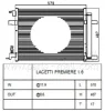 PXNCC-043 PARTS-MALL Радиатор кондиционера