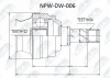 NPW-DW-006 NTY Шарнирный комплект, приводной вал