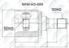 NPW-HD-009 NTY Шарнирный комплект, приводной вал