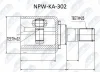 NPW-KA-302 NTY Шарнирный комплект, приводной вал