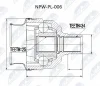 NPW-PL-006 NTY Шарнирный комплект, приводной вал