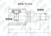 NPW-TY-032 NTY Шарнирный комплект, приводной вал