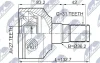 NPW-VV-014 NTY Шарнирный комплект, приводной вал