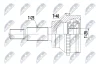 NPZ-RE-051 NTY Шарнирный комплект, приводной вал