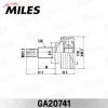 GA20741 MILES Шарнирный комплект, приводной вал