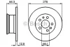 0 986 478 135 BOSCH Тормозной диск