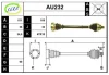 AU232 SERA Приводной вал (полуось)