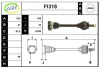 FI318 SERA Приводной вал (полуось)