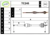 TC245 SERA Приводной вал (полуось)