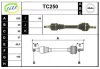 TC250 SERA Приводной вал (полуось)