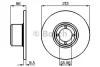 0 986 478 821 BOSCH Тормозной диск