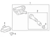 Превью - 0009052102 MERCEDES Датчик давления в шинах g-class (фото 3)