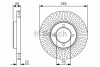 0 986 479 T15 BOSCH Тормозной диск