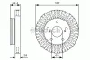 0 986 479 T43 BOSCH Тормозной диск