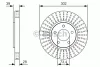 0 986 479 U03 BOSCH Тормозной диск