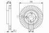 0 986 479 U14 BOSCH Тормозной диск