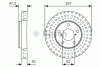 0 986 479 U94 BOSCH Тормозной диск