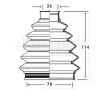 BCB2347 BORG & BECK Пыльник, приводной вал