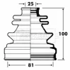 BCB2845 BORG & BECK Пыльник, приводной вал