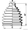 J2861024 HERTH+BUSS Комплект пыльника, приводной вал