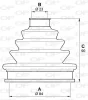 Превью - SJK7125.00 OPEN PARTS Комплект пыльника, приводной вал (фото 2)