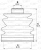 Превью - SJK7273.00 OPEN PARTS Комплект пыльника, приводной вал (фото 2)