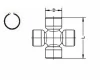 U 074 GKN SPIDAN/LOEBRO Шарнир, продольный вал